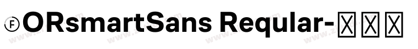 FORsmartSans Reqular字体转换